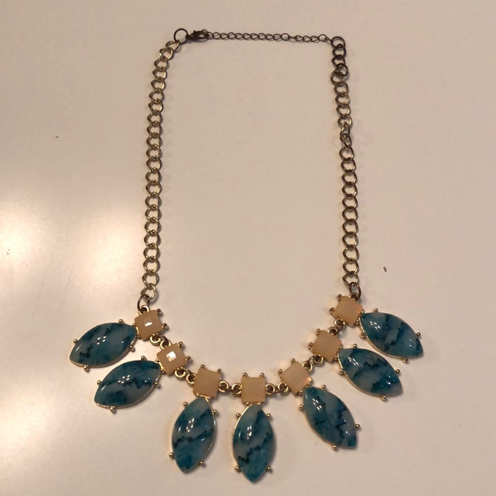 Turquoise and Blush Necklace